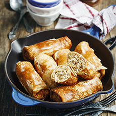 Блинчики с мясом