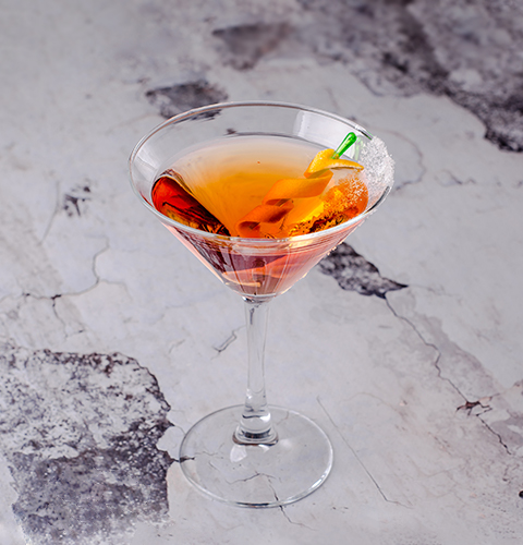 Коктейль Sunset sour